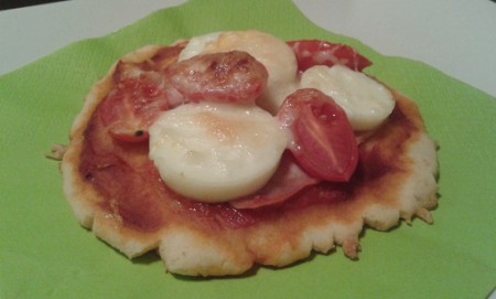 Gluténmentes fitness pizza 